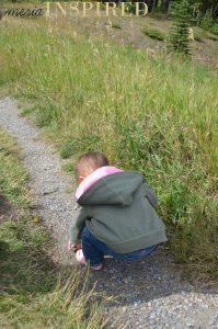 Stop and check out the pebbles. *** Goal setting for better mental and physical health.